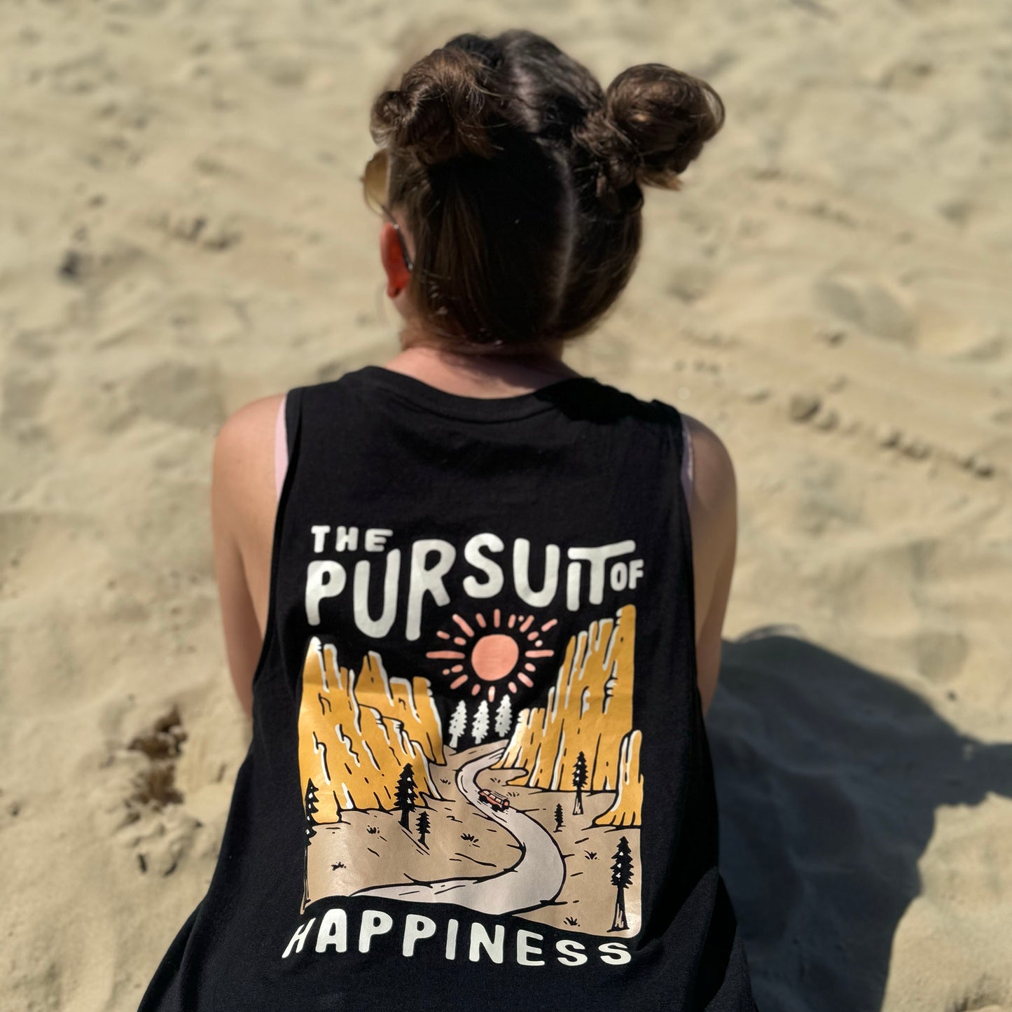 Organic The Pursuit Of Happiness Cropped Vest Top