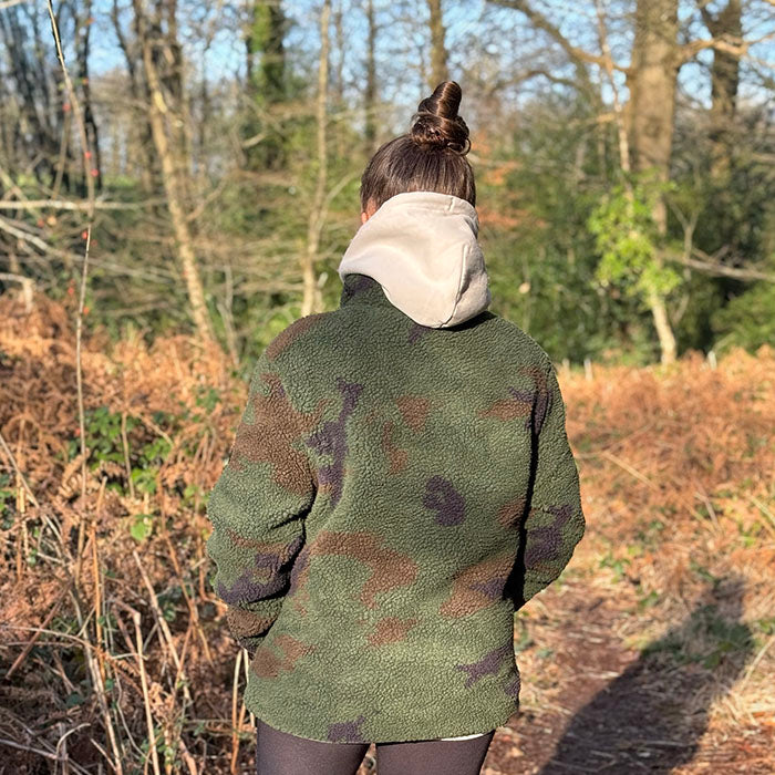 Lost In Adventure Sherpa Camo Fleece Jacket