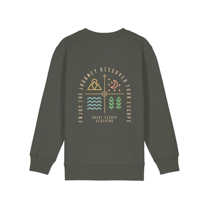 Kids Organic Enjoy The Journey Discover Your ESCAPE Sweater