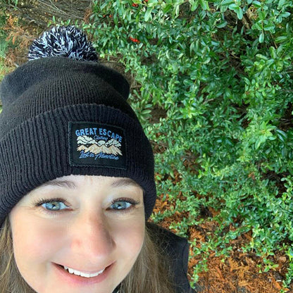 Lost In Adventure Pom Pom Beanie