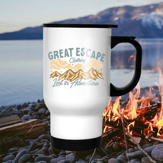 Lost In Adventure Travel Mug